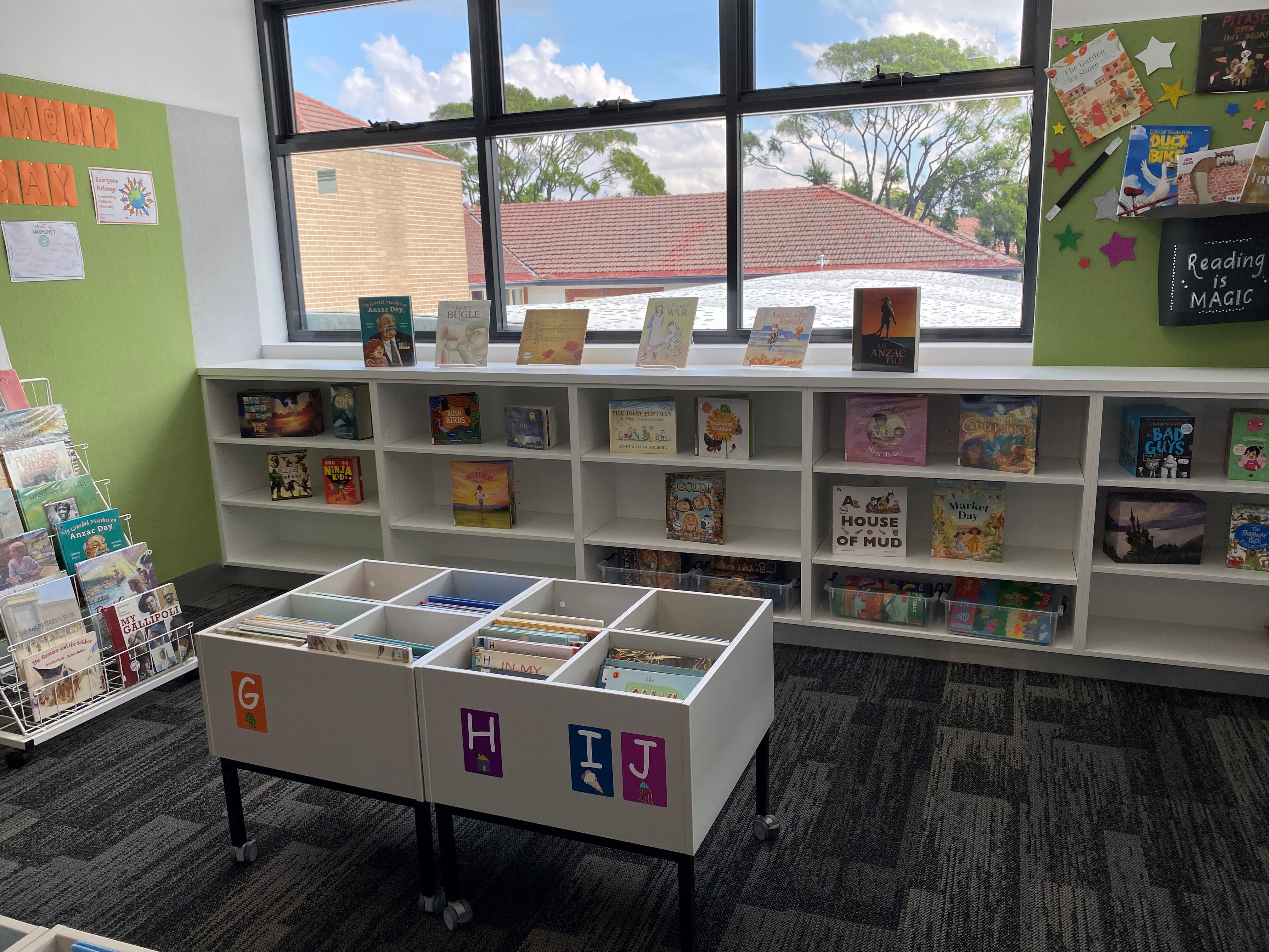 The new library at St Thomas Willoughby.