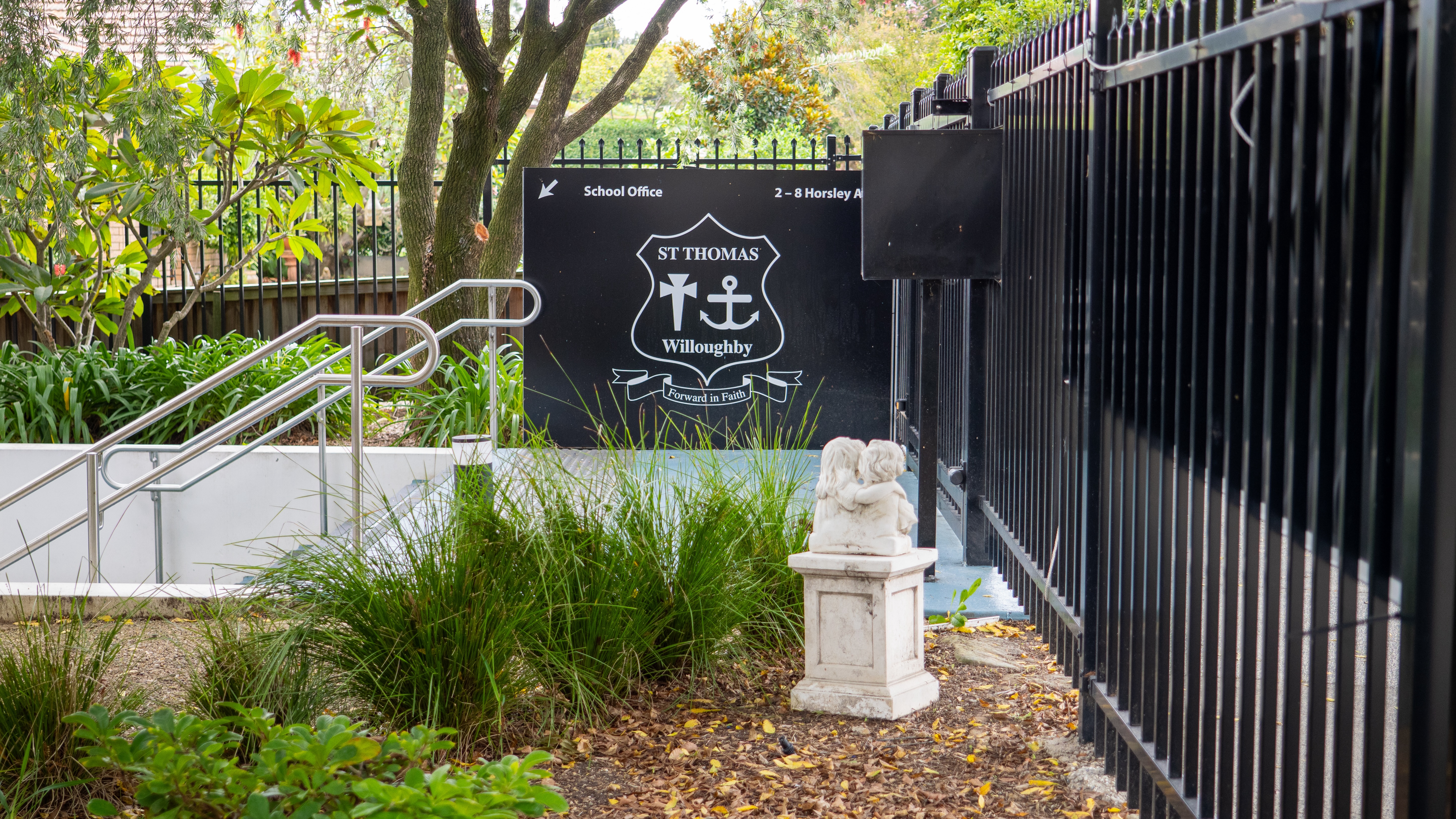 The new garden at St Thomas Willoughby new building.