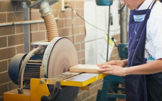 A circular sander.